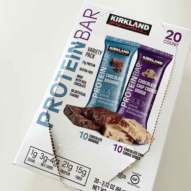 プロテインバー Kirkland Signature カークランドシグニチャー の口コミ 低糖質 高タンパク コスパ良すぎ もっと流 By さくら 混合肌 代前半 Lips