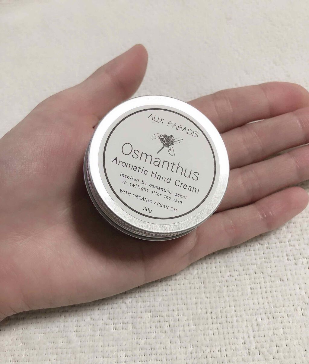 限定ハンドクリーム オスマンサス ハンドクリーム Osmanthus Aux Paradis の口コミ こんにちはʕ๑ ɷ ๑ʔ 今日はこの季節に By はる 敏感肌 Lips
