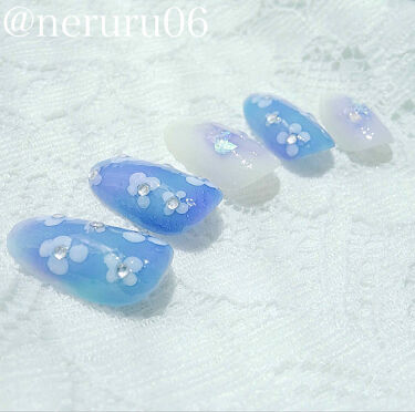 ドットペン Daisoを使った口コミ 梅雨ネイル 来月 6月 から梅雨の季 By ねるるꪔ 代前半 Lips