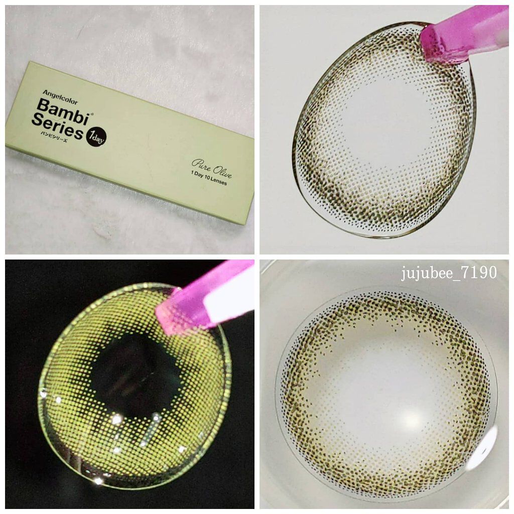 バンビシリーズ ワンデー ナチュラル Angelcolorのカラコンレポ 着画口コミ バンビシリーズナチュラルピュアオリーブ D By ツバメ Lips