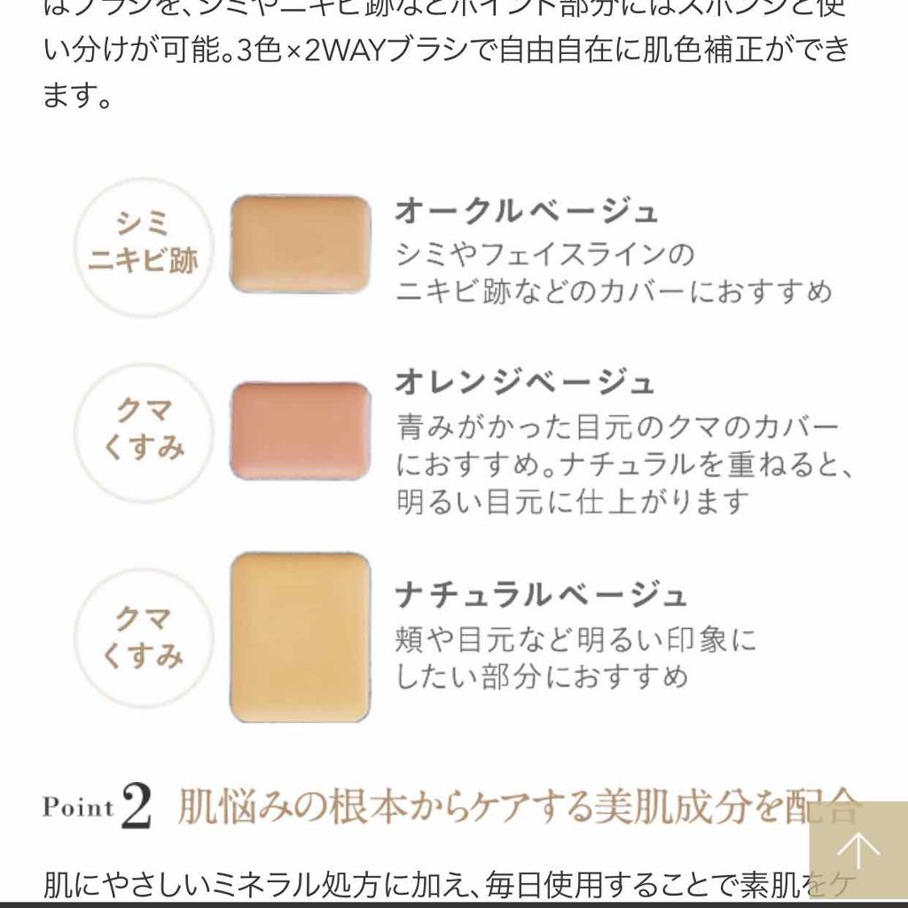 ミネラルコンシーラーパレット エトヴォスを使った口コミ Haku薬用美白美容液ファンデーション 薬 By Yn 乾燥肌 Lips