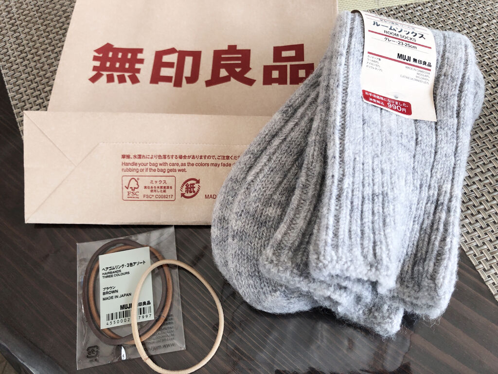 足なり直角靴下 無印良品を使った口コミ 無印良品足なり直角 ウール混 ルームソック By Horse 乾燥肌 代後半 Lips