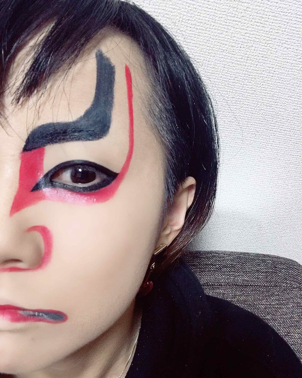 極細 アイライナーr Cezanneを使った口コミ 究極の暇つぶし 歌舞伎メイク 真っ白なおし By 中河 乾燥肌 代後半 Lips