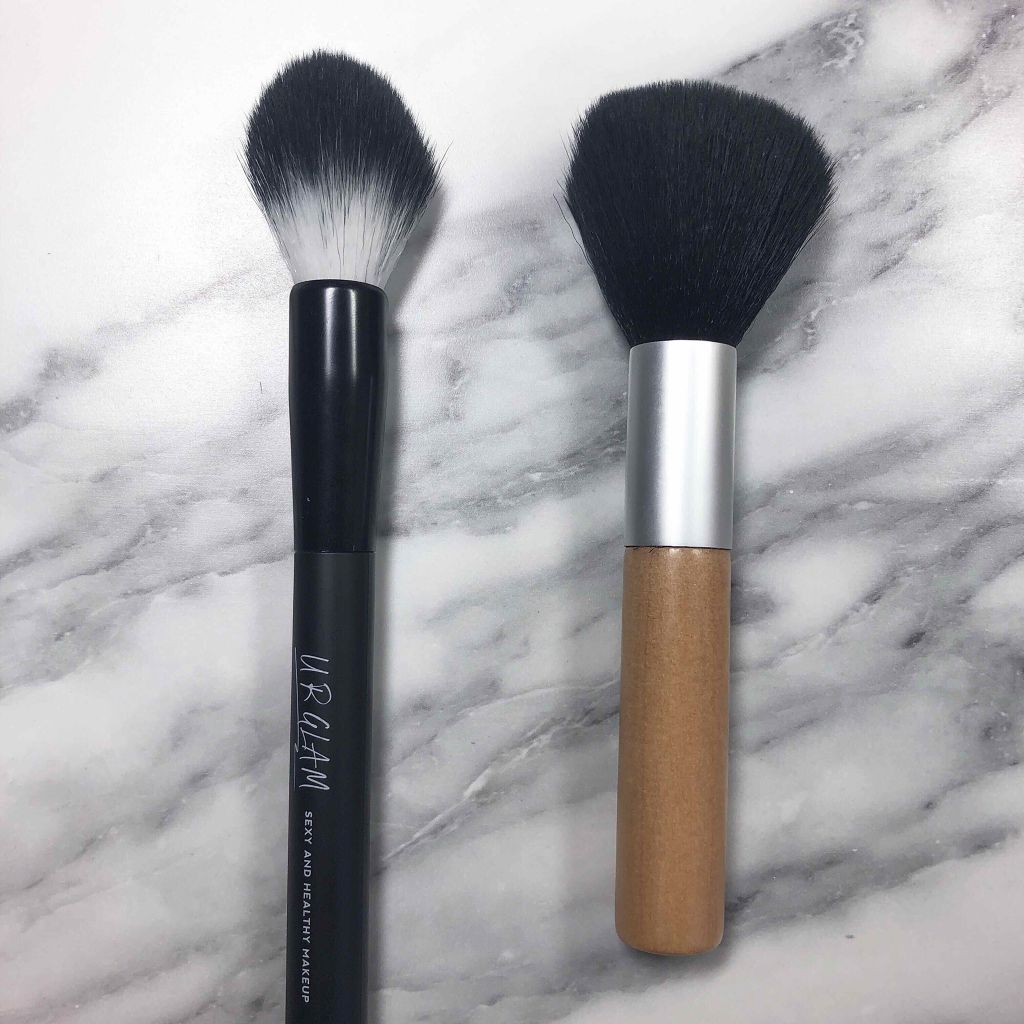 【DAISOのメイクブラシを徹底比較】UR GLAM EYESHADOW BRUSH A他、4商品を比べてみました！「ダイソーのメイクブラシ