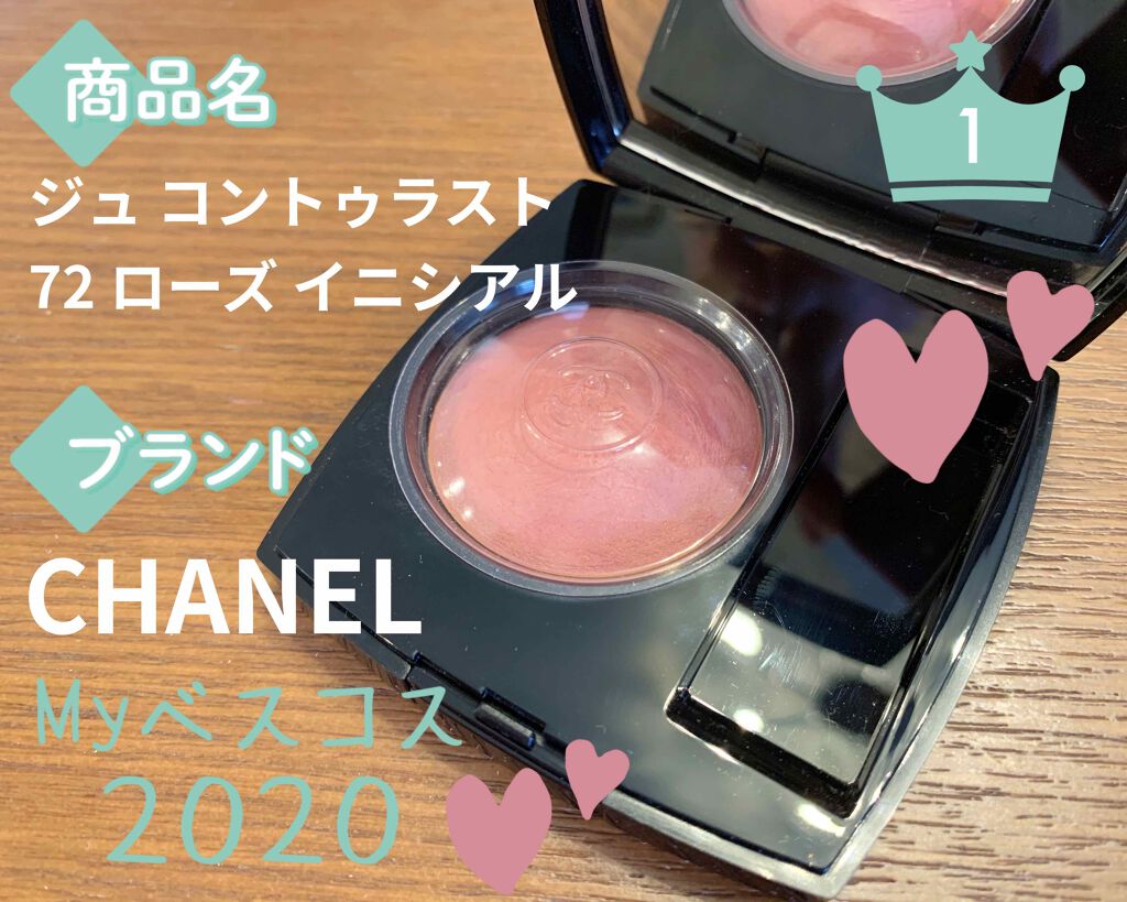 限定パウダーチーク ジュ コントゥラスト Chanelの口コミ Chanelジュコントゥラスト72ローズイ By さらっと 乾燥肌 Lips