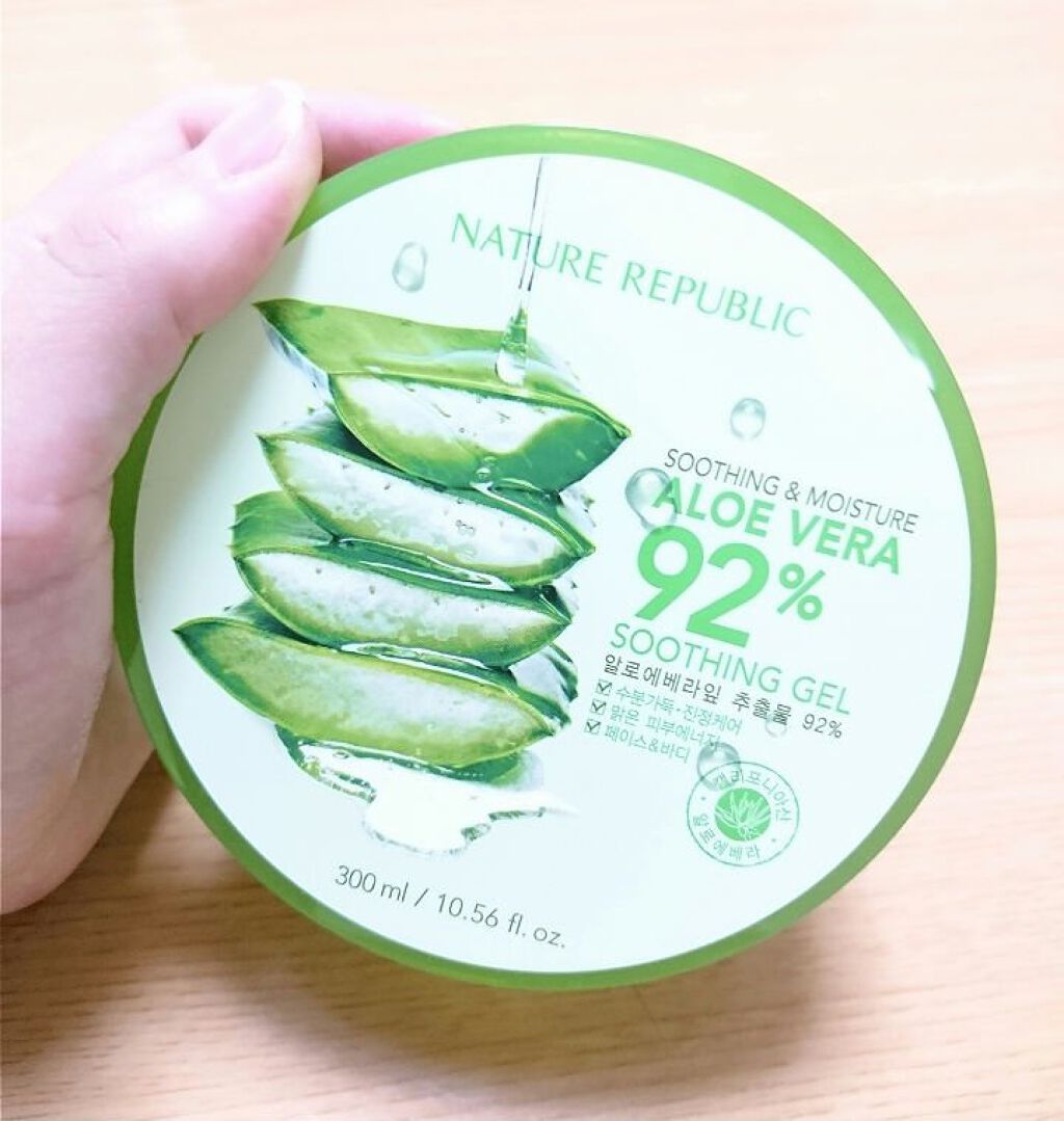 スージングアロエジェル ネイチャーリパブリックの口コミ スージングアロエジェル ベビーオイルと合 By りむぅと アトピー肌 30代前半 Lips