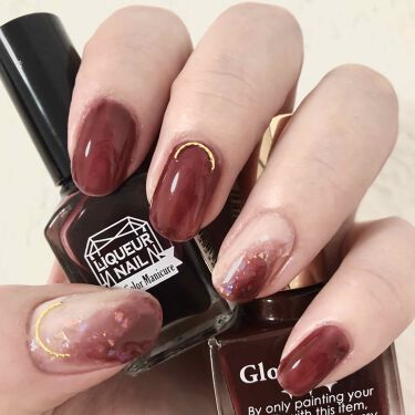 カラフルネイルズ キャンメイクを使った口コミ リキュールネイルを使ったニュアンスネイルち By Rabbit 乾燥肌 Lips