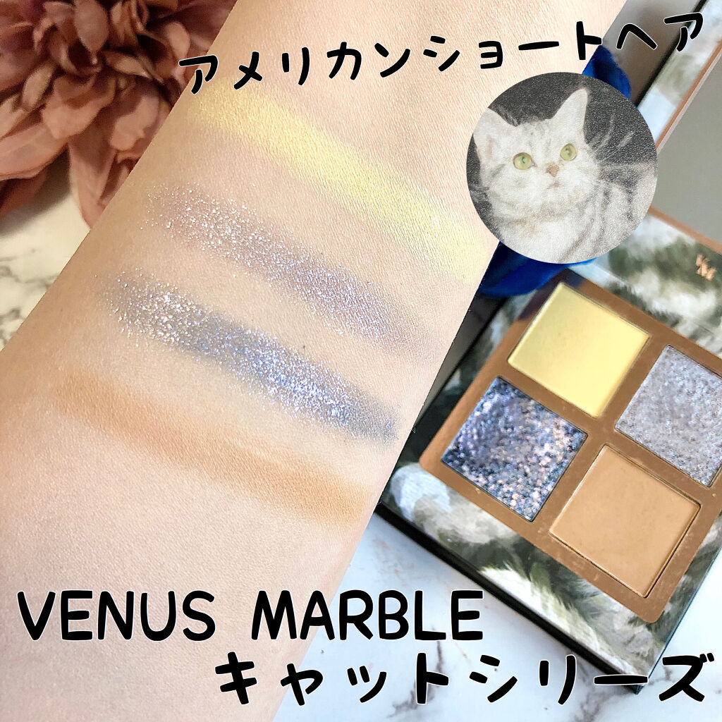 アイシャドウ猫シリーズ Venus Marble ヴィーナスマーブル の使い方を徹底解説 ブルベ冬におすすめのパウダーアイシャドウ 前回 発売日に Loft By Ria 普通肌 Lips