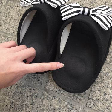 ダイエットスリッパ Bk ニトリの口コミ 550円 ダイエットスリッパ 今日は By ねむねこ 敏感肌 代後半 Lips