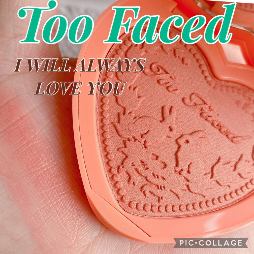 ラブ フラッシュ ロングラスティング 16h ブラッシュ Too Facedの口コミ イエベにおすすめのパウダーチーク うさぎ モチーフのゴー By かぽ 混合肌 30代後半 Lips