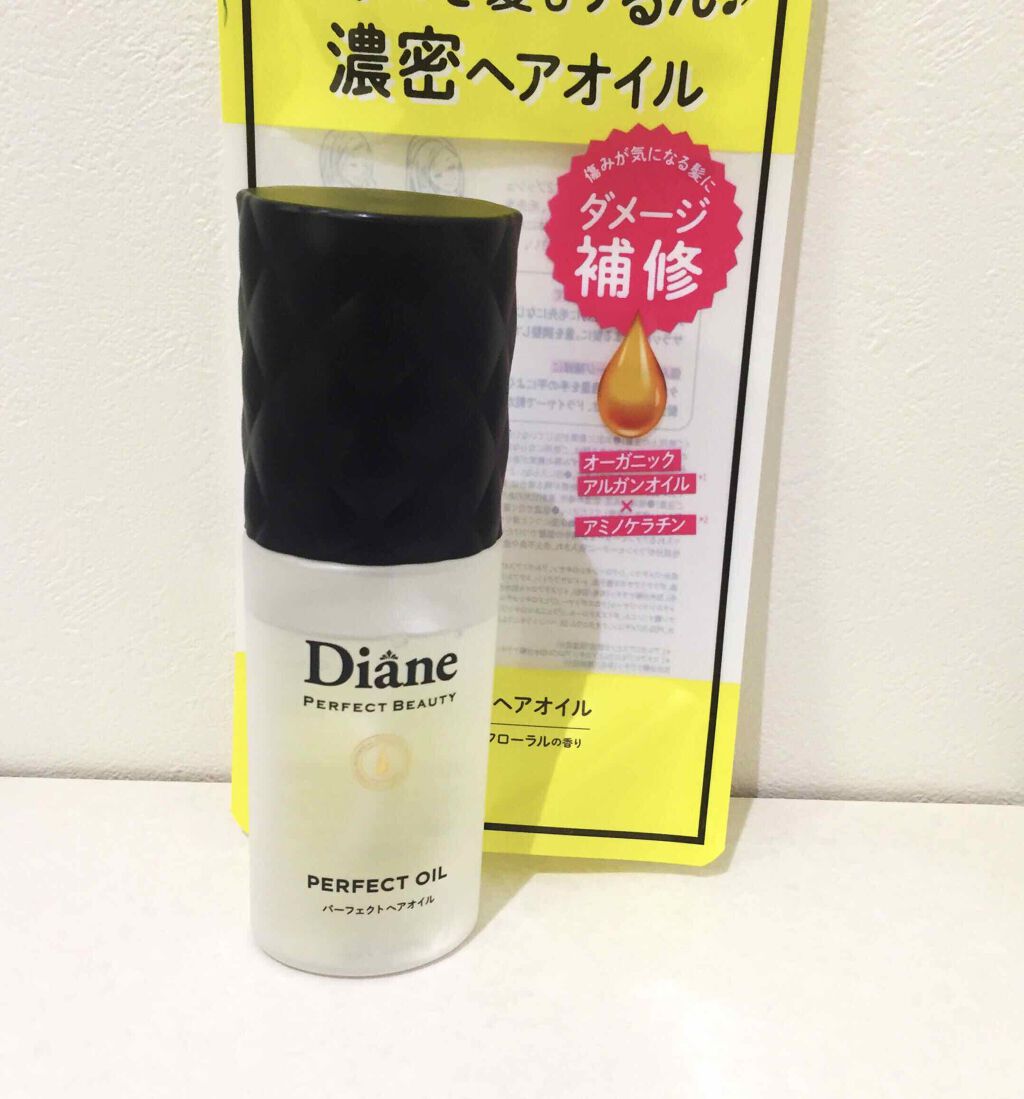 ダメージ補修 ヘアオイル ダイアンの口コミ ダイアンパーフェクトヘアオイル手に出すとも By Ghana 混合肌 Lips