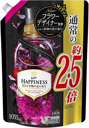 レノアハピネス ヴェルベットフローラル&ブロッサムの香り つめかえ1055ml