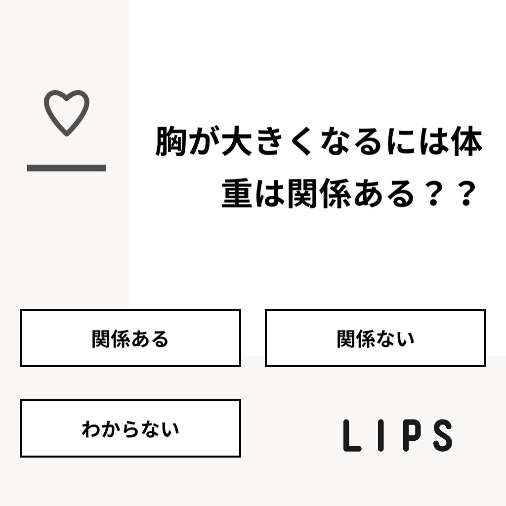 めぃまる On Lips 質問 胸が大きくなるには体重は関係ある 回答 関係ある Lips