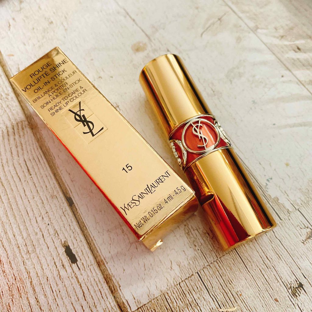 ルージュ ヴォリュプテ シャイン Yves Saint Laurent Beauteの口コミ やっぱりハイブランドなだけあり発色ゎ で By ぱんこちゃん 混合肌 Lips