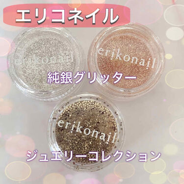 エリコネイルジュエリーコレクション エリコネイルの口コミ トップネイリスト 黒崎えり子先生のプロデュ By みい 混合肌 Lips