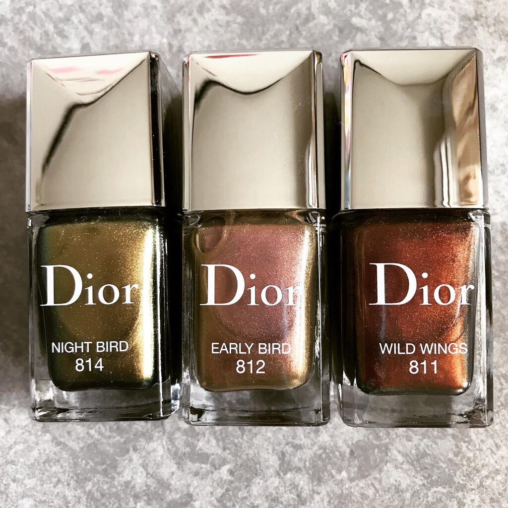 22年最新入荷 Dior ヴェルニ814ナイトバード 811ワイルドウィングス ネイルカラー Aegisspine Com