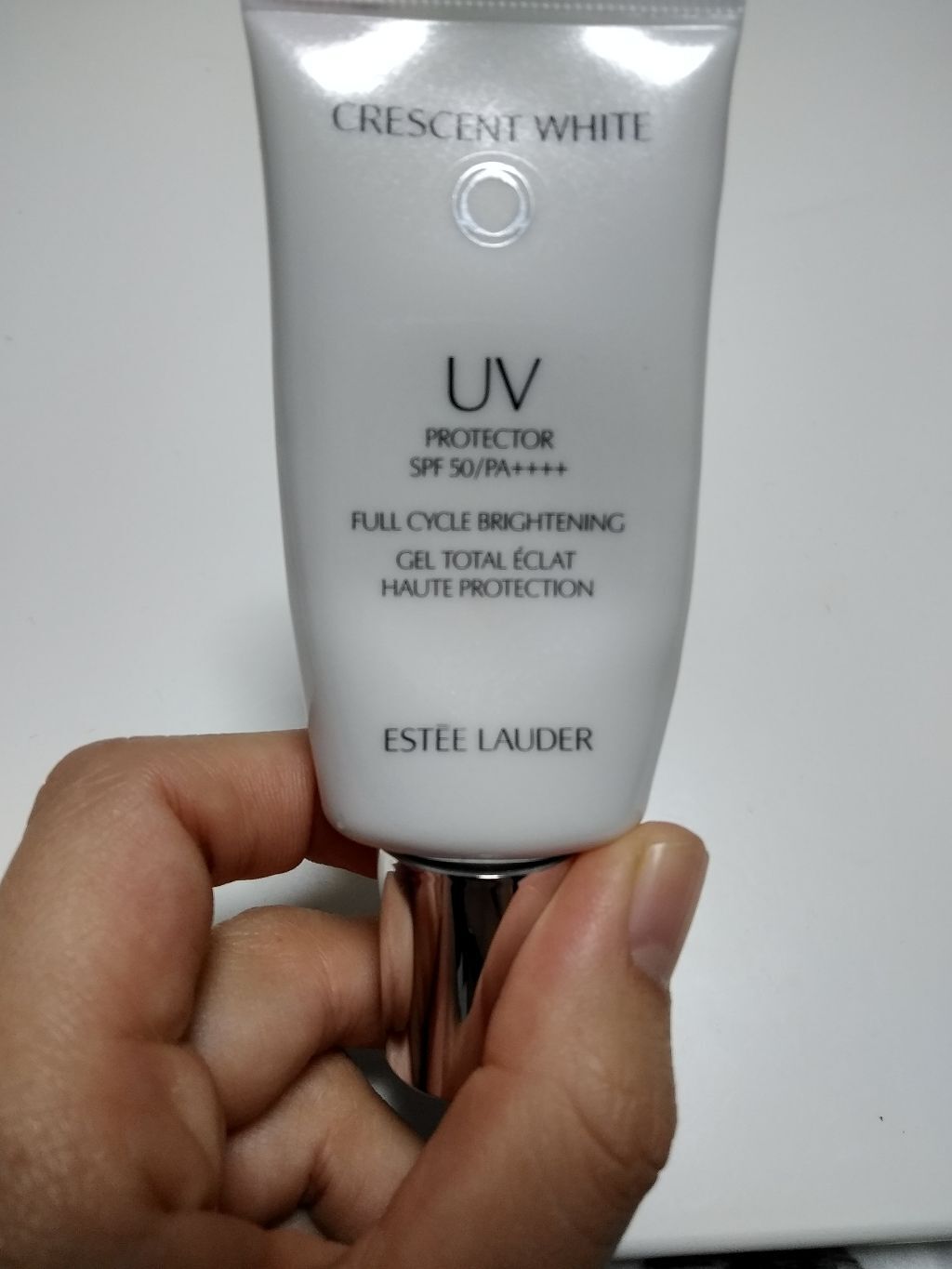 クレッセント ホワイト Uv プロテクター Estee Lauderの辛口レビュー 使い切りコスメ エスティローダー クレッセ By 石けんオフメイク ごまこ Lips