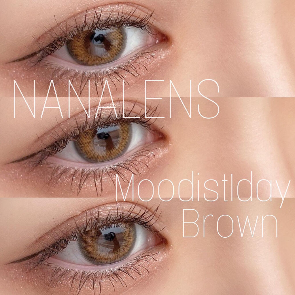 Moodist 1day Nana Lensのカラコンレポ 着画口コミ ひまわりみたいな柄が個性的でかわいい 今 By てむ 乾燥肌 Lips