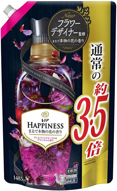 レノアハピネス ヴェルベットフローラル&ブロッサムの香り つめかえ1485ml