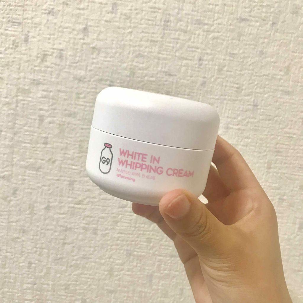 White Whipping Cream ウユクリーム G9 Skinの口コミ ベリサムのウユクリームです 肌を一時的に白 By なな 混合肌 10代後半 Lips