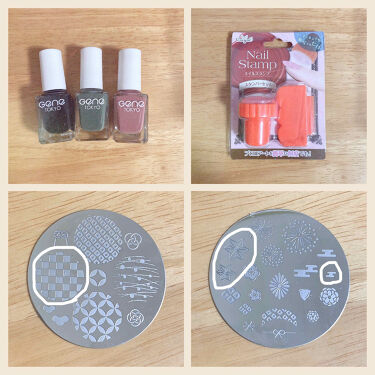 ネイルスタンプ キャンドゥを使った口コミ 今 鬼滅の刃にハマっているので ネイルスタ By ぬこ 乾燥肌 Lips