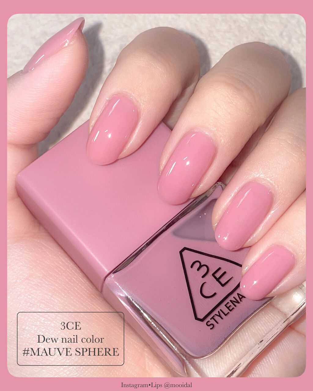 Nail Lacquer 3ceの口コミ 激カワ3ce新色モーブ ネイルポリッシュ By ツキ 敏感肌 代前半 Lips