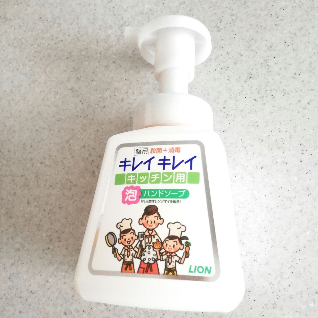 薬用キッチン泡ハンドソープ キレイキレイの口コミ キッチン用ハンドソープ 普通のハンドソープ By 依桜 乾燥肌 30代前半 Lips