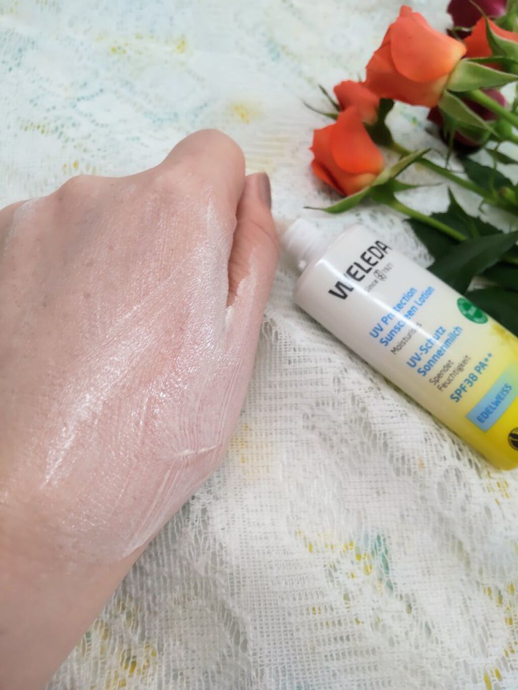 エーデルワイス Uvプロテクト Weledaの口コミ 乾燥肌におすすめの化粧下地 優しい塗り心地でデリ By ティンカーベル0908フォロバ100 混合肌 Lips