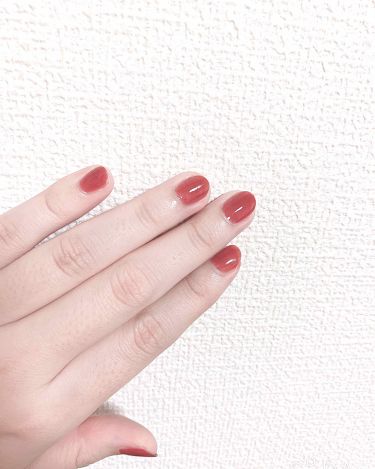 リキュールネイル キャンドゥを使った口コミ リキュールネイルのえんじいろ 臙脂色 Ur By ぬえ 混合肌 代後半 Lips