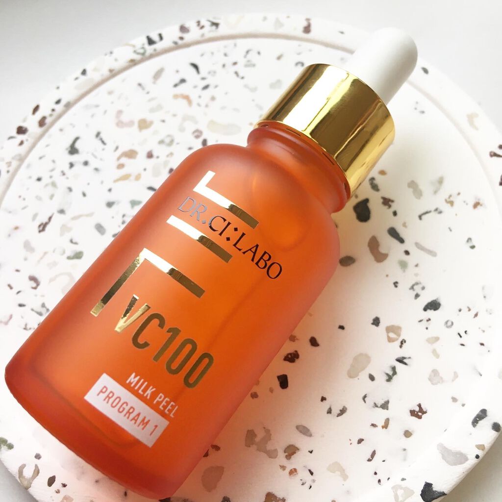 Vc100ミルクピール プログラム1 ドクターシーラボの口コミ 敏感肌におすすめの美容液 信頼のドクターシーラボ By Manami 敏感肌 代後半 Lips