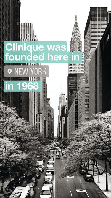 CLINIQUE(クリニーク)公式アカウント on LIPS 「【1968年にNYで誕生したクリニーク】世界で初めて、皮膚科学..」（1枚目）