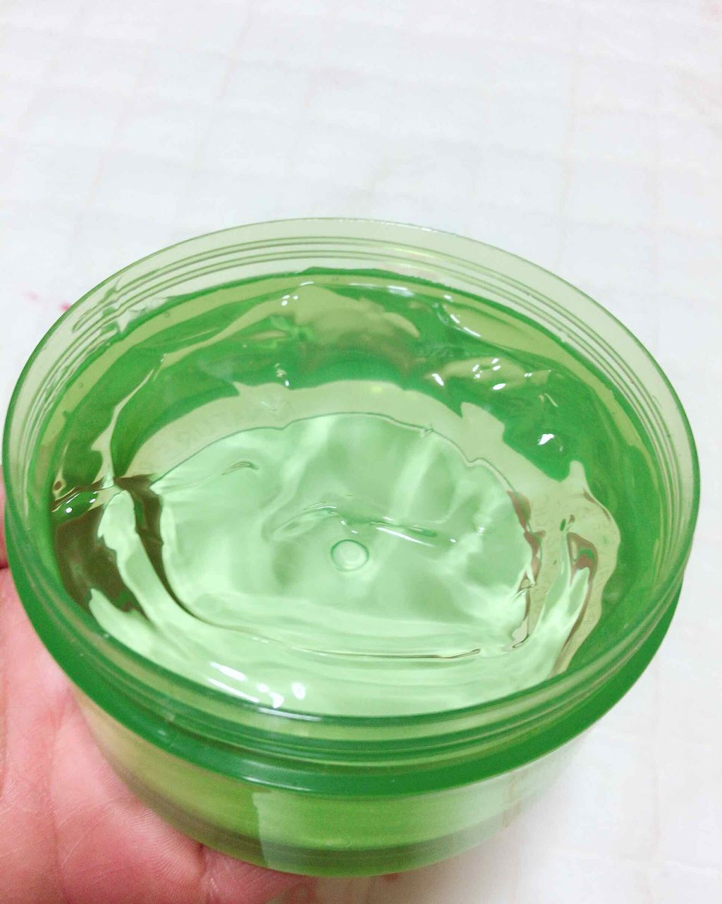♡:ひんやりジェルで見た目も美しく