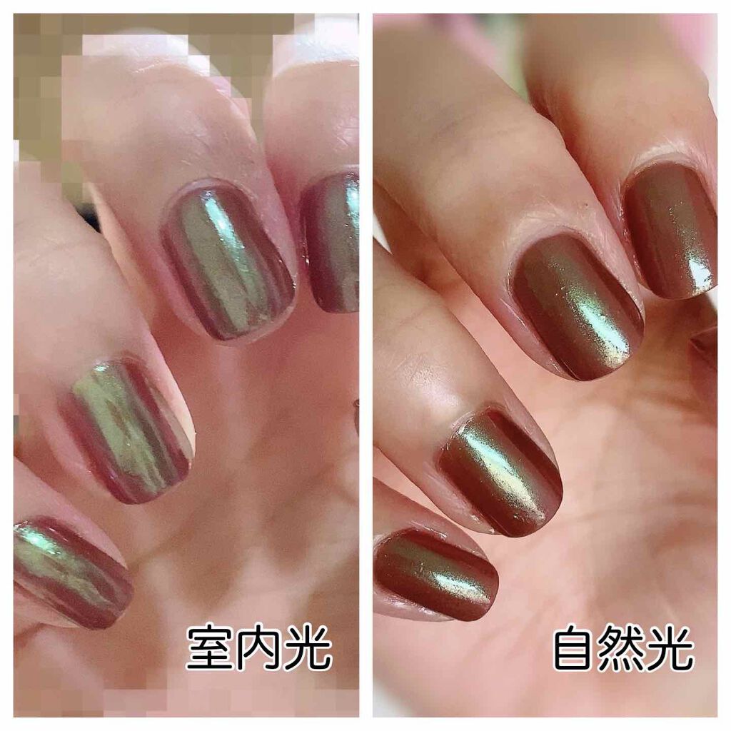 胡粉ネイル 和色シリーズ 上羽絵惣を使った口コミ Seriaのミラーパウダーで おうちで簡単 By にゃんこはくまが すぎる 混合肌 40代前半 Lips