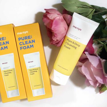 pure & deep cleansing foam manyo