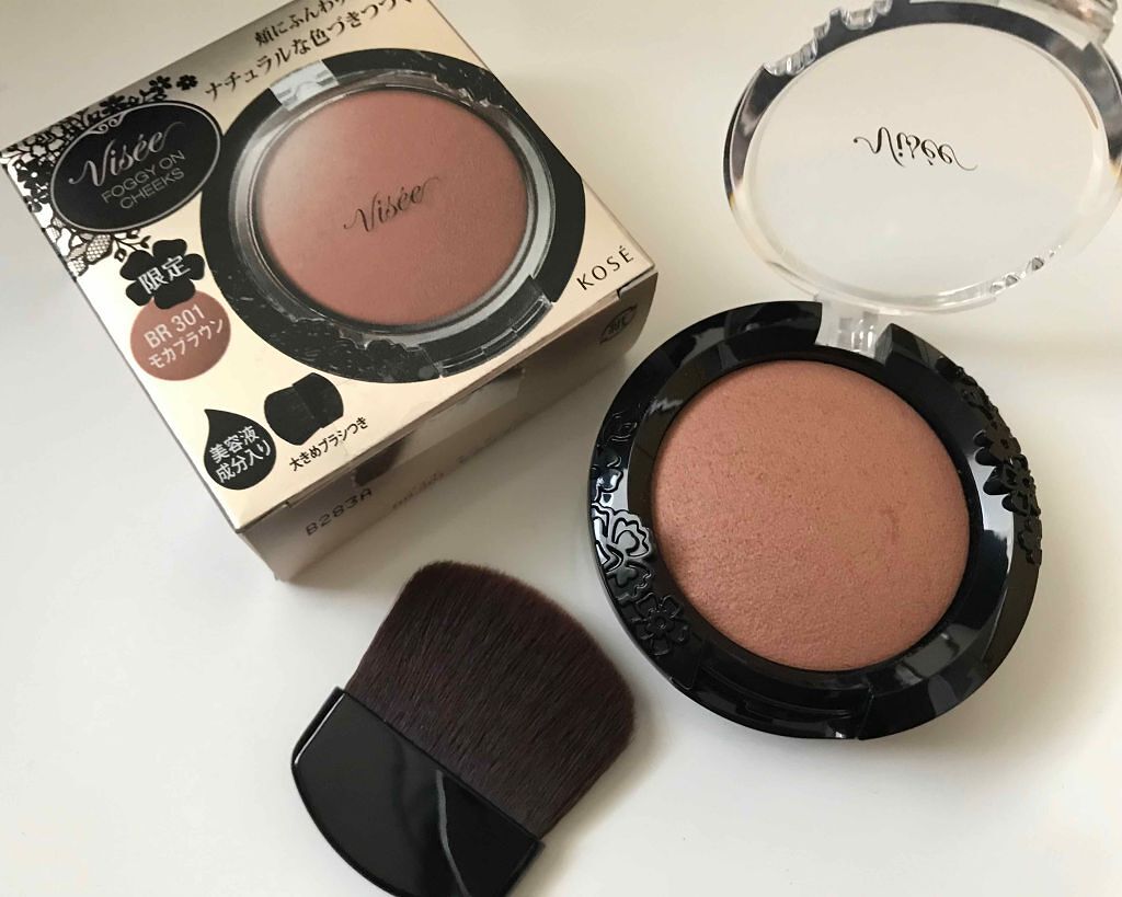 限定パウダーチーク リシェ フォギーオン チークス Viseeの使い方を徹底解説 ヴィセリシェフォギーオンチークスbr30 By Mini子 敏感肌 10代後半 Lips