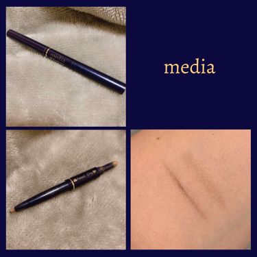 Wアイブロウ ペンシル パウダー Mediaの口コミ Mediawアイブロウペンシル パウダーこ By Cana 乾燥肌 40代前半 Lips