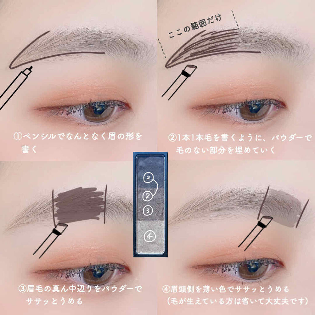 眉毛がポイントになってきます!