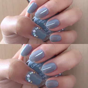 カラフルネイルズ キャンメイクを使った口コミ ネイル紹介をします W 今回使用したネ By にこにこ 混合肌 代前半 Lips