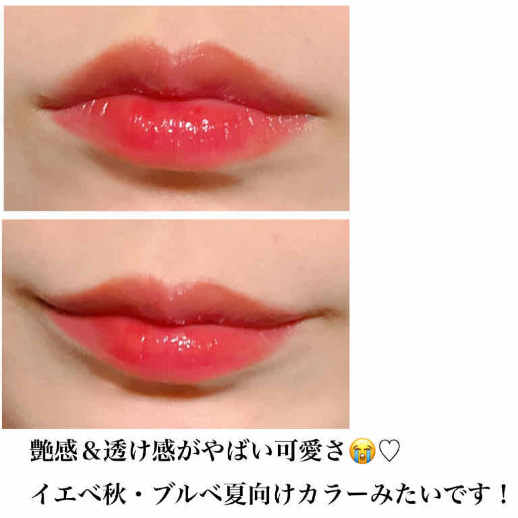 グロッシールージュティント Etudeの口コミ ブルベ夏におすすめのリップグロス 秋冬に使っても可愛い By のの 乾燥肌 代前半 Lips