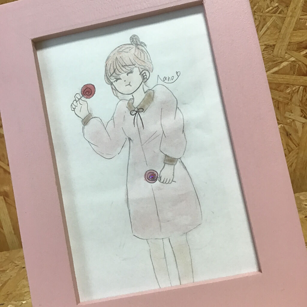 カラフルネイルズ キャンメイクを使った口コミ 色塗り第二弾髪の毛は色鉛筆 ワンピースのリ By Nano Lips