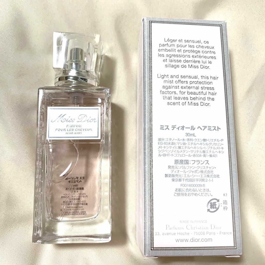 ミス ディオール ヘア ミスト Diorの口コミ プレゼントで貰いました 大人の女性の匂い By はるた 乾燥肌 代前半 Lips
