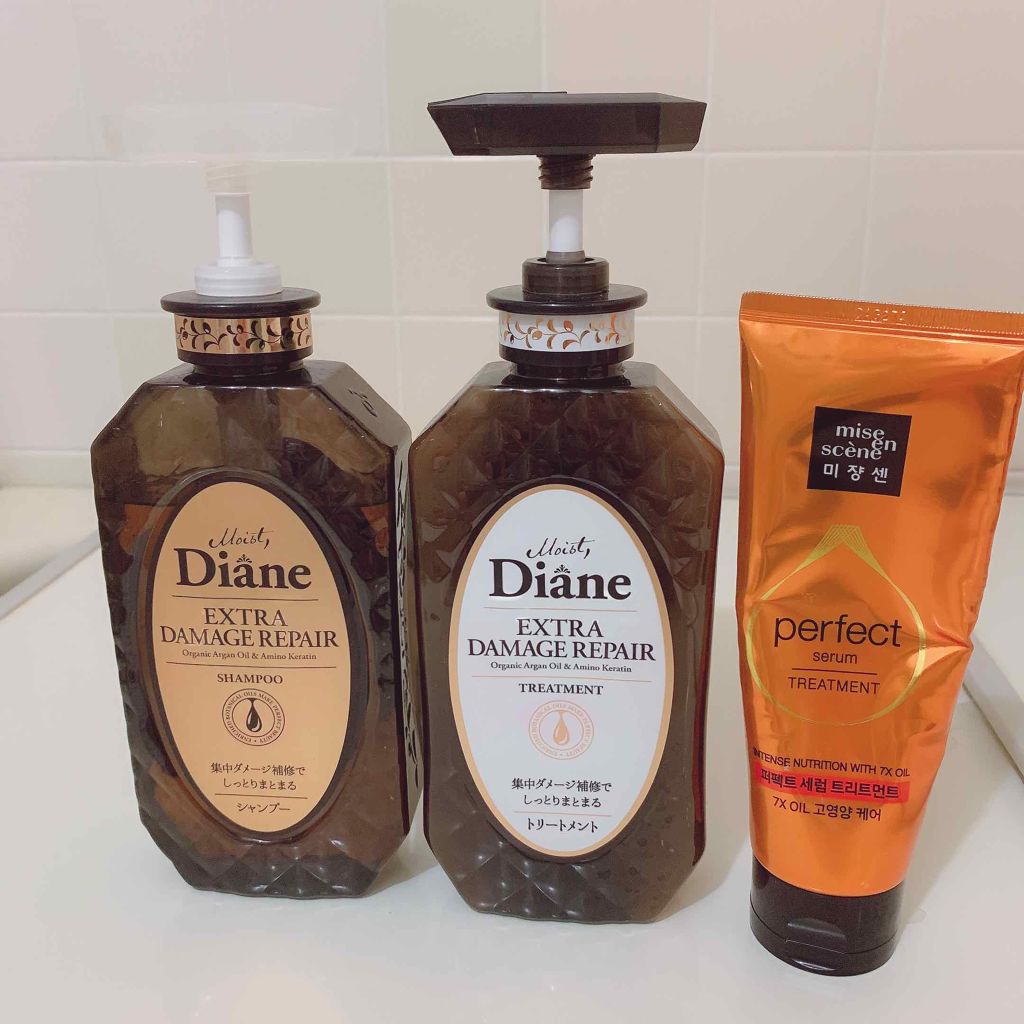 ダメージ補修 シャンプー トリートメント ダイアンを使った口コミ ダイアン ミジャンセン インバスケ By Nzm 普通肌 代前半 Lips