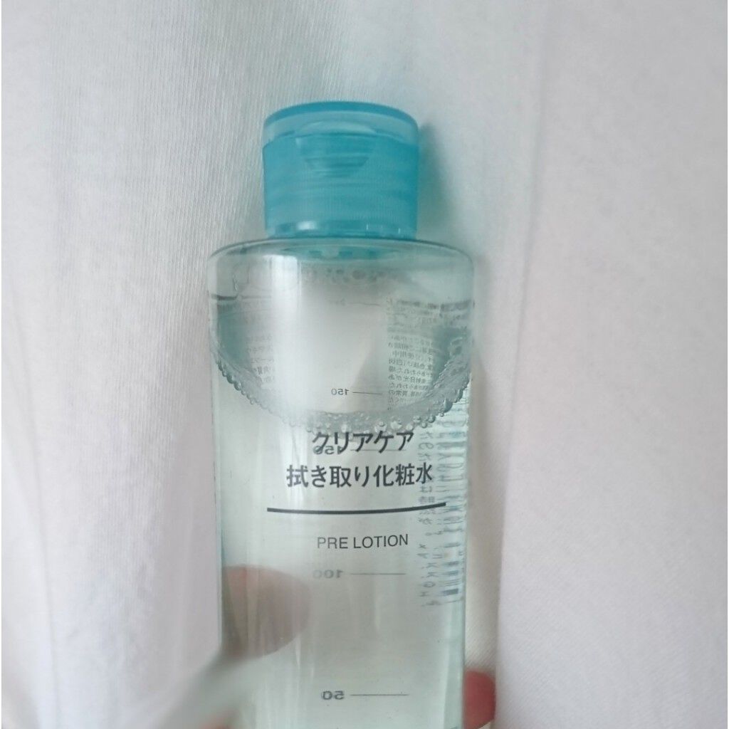 クリアケア拭き取り化粧水 無印良品の効果に関する口コミ 背中ニキビと鼻のざらざらを少しでも治したく By 記録 敏感肌 Lips