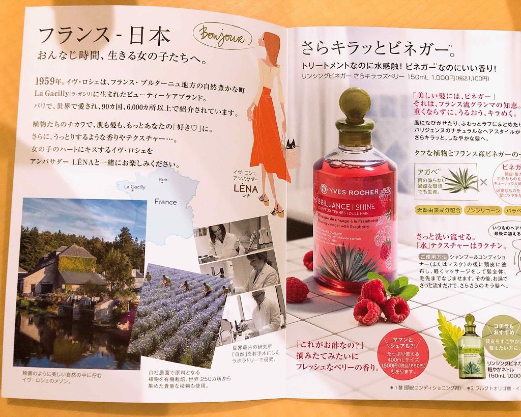 リンシングビネガー さらキララズベリー イヴ ロシェの使い方を徹底解説 1959年フランス生まれのビューティーケア By えりん 普通肌 Lips