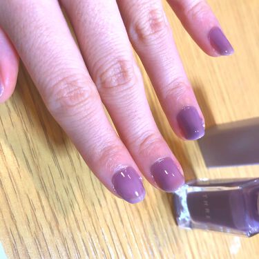 限定マニキュア ネイルポリッシュ Threeの口コミ Threeネイルポリッシュx30パープル By すばるん お化粧練習中 乾燥肌 Lips