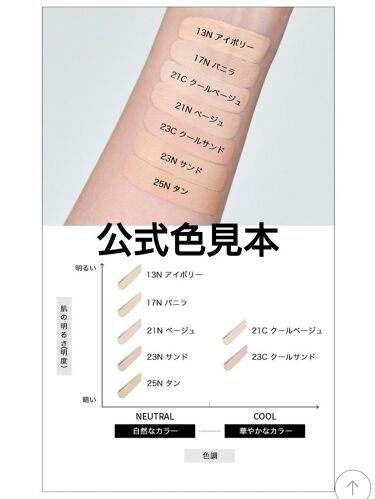 ネオクッション Laneigeの人気色を比較 色比較のみですlaneigeネオクッショ By まゆげ Lips