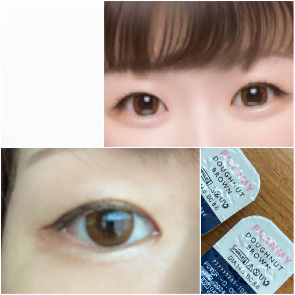 Flanmy 1day Flanmyのカラコンレポ 着画口コミ Flanmy1daydoughnutbro By Linda 乾燥肌 代前半 Lips