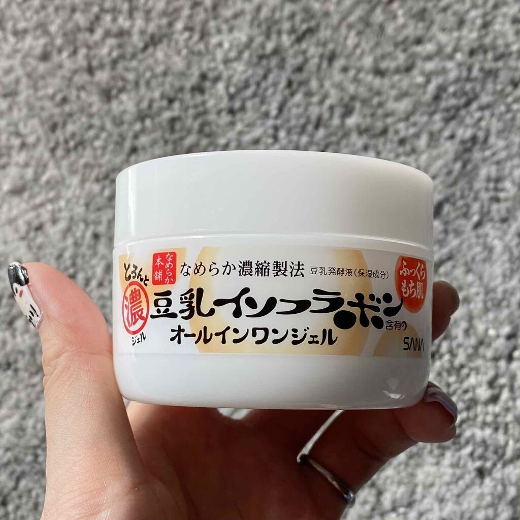 とろんと濃ジェル なめらか本舗の効果に関する口コミ 敏感肌におすすめのオールインワン化粧品 豆乳イソフラボン 豆 By うー Youtube始めました ポケモンメイク 普通肌 代後半 Lips