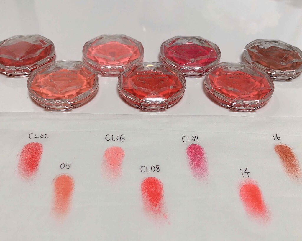 クリームチーク キャンメイクの人気色を比較 今日は 私のお気に入りcanmakeクリー By Mi 乾燥肌 代前半 Lips