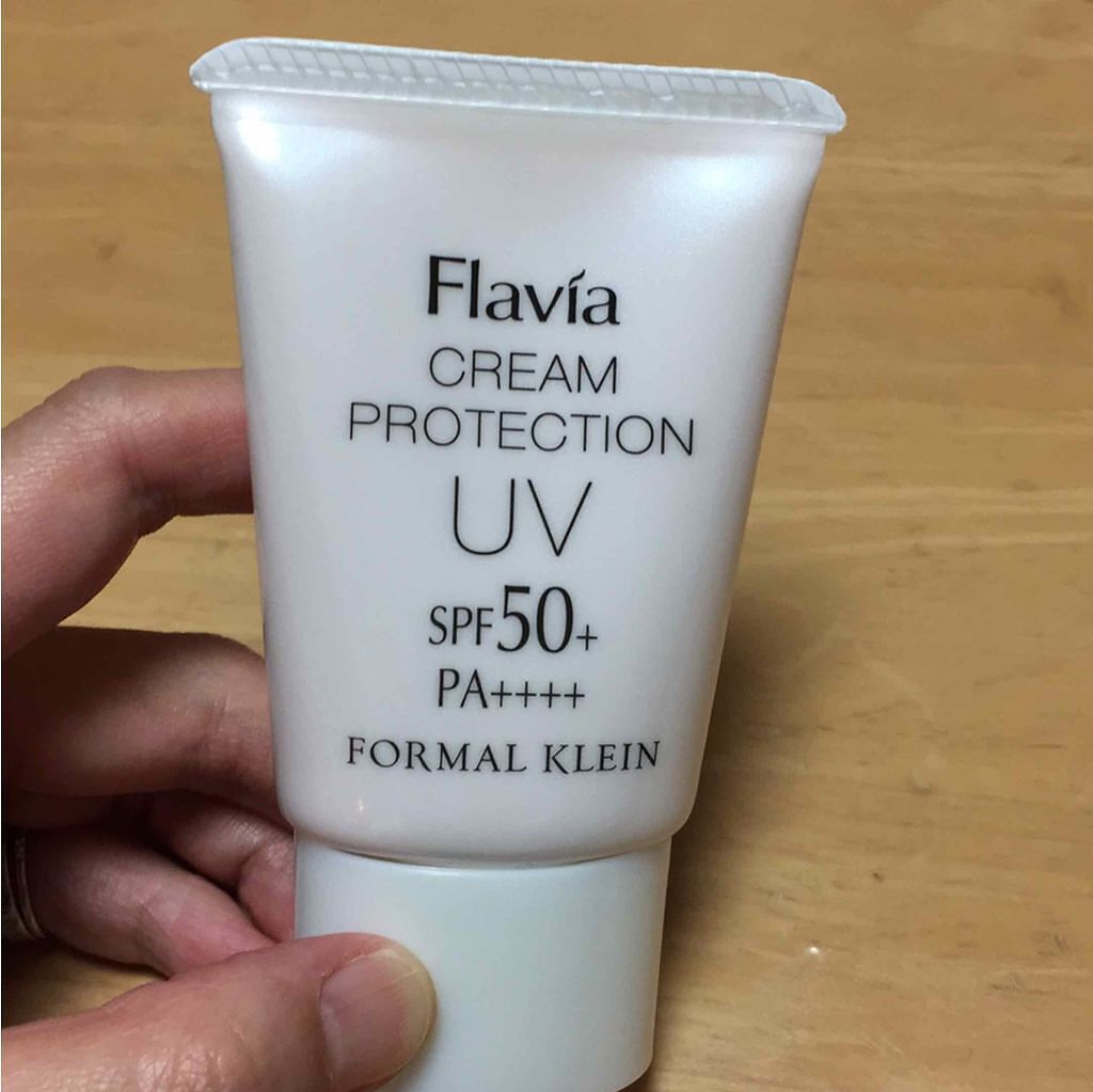 限定日焼け止め Uvケア フラビア クリームプロテクションuv フォーマルクラインの口コミ フラバンジェノールで有名なブラビアからの By Syk 混合肌 40代前半 Lips